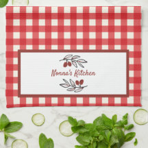 Cuisine rouge italienne personnalisée