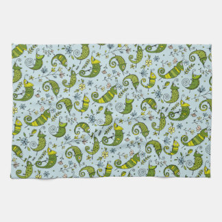 Linge De Cuisine Cuisinière Chameleon Reptile Joli Lézard