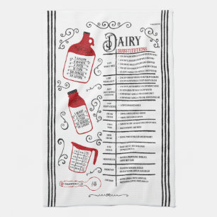 Linge De Cuisine Cuisson de substitut au lait rouge