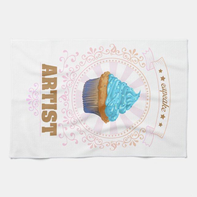 Linge De Cuisine Cupcake Artist (Horizontal)