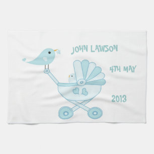 Linge De Cuisine Cute Blue Baby boy