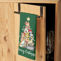 Cute Meowy Catmas Chats Noël Arbre Personnalisé