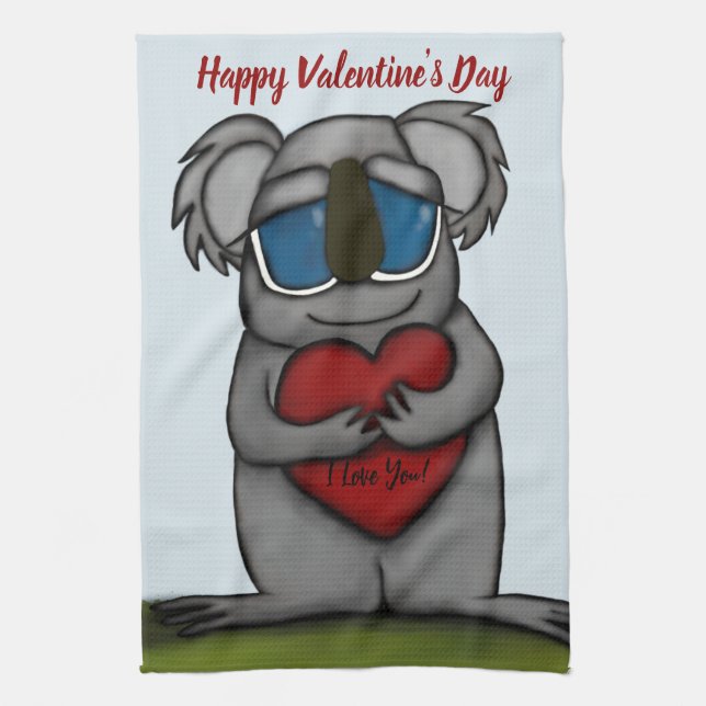 Linge De Cuisine Cute Ours Koala (Vertical)