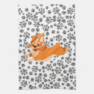 Linge De Cuisine Cute Pembroke Welsh Corgi