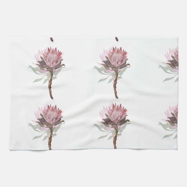 Linge De Cuisine Cute protea flower (Horizontal)