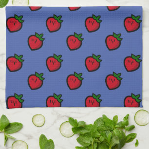 Linge De Cuisine Cute Red Cartoon