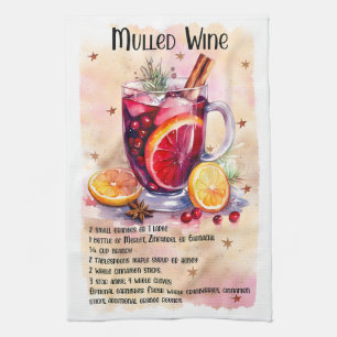 Linge De Cuisine Cute Vin Mulled Noël Boire Recette
