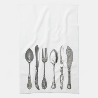Linge De Cuisine Cutlerie argenterie Vintage