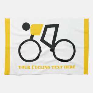 Linge De Cuisine Cycliste à vélo sur mesure