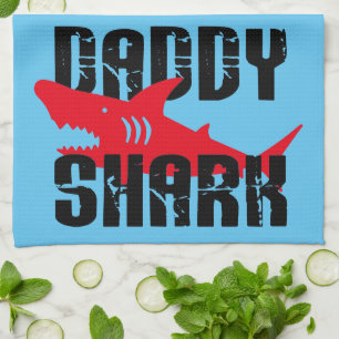 Linge De Cuisine Daddy Shark Worn Graphic