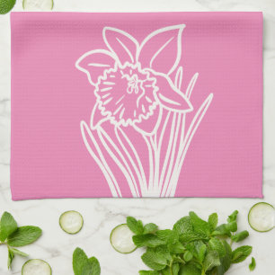 Linge De Cuisine Daffodique de printemps