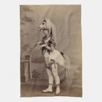 Daguerréotype victorien/photo de costume de cheval