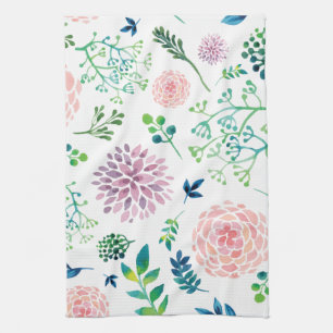 Linge De Cuisine Dahlias