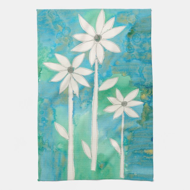 Linge De Cuisine Dainty Daisies II (Vertical)