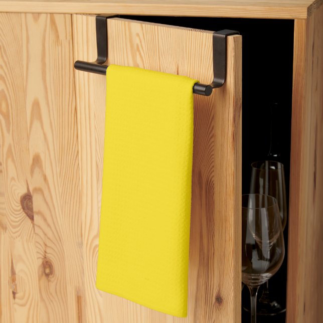 Linge De Cuisine Dandelion (couleur solide) (Pliage en tiers)