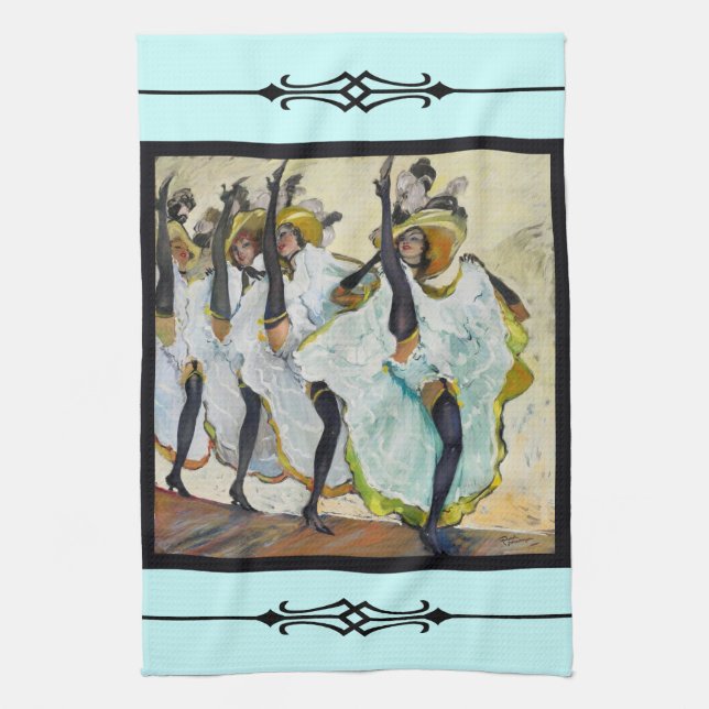 Linge De Cuisine Danseurs canadiens (Vertical)