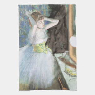 Linge De Cuisine Danseuse dans sa loge d'Edgar Degas