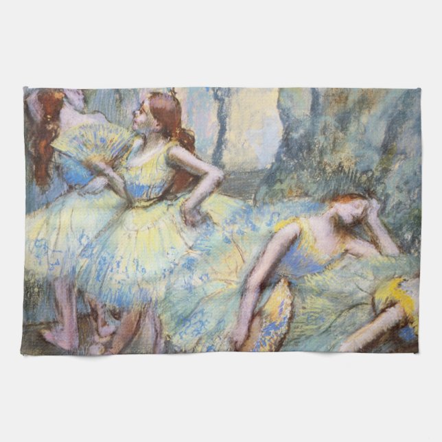 Linge De Cuisine Danseuse de ballet Degas Dansers d'art Peinture (Horizontal)