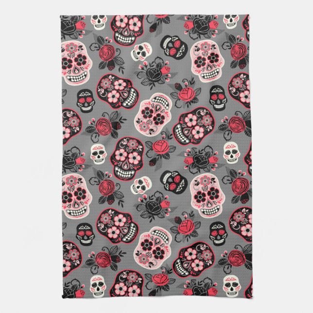 Linge De Cuisine Day of the Dead Sugar (Vertical)