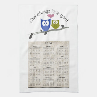 Linge De Cuisine De hibou amour toujours vous, 2013 classez la