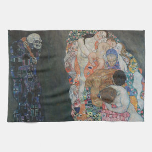 Linge De Cuisine Décès et vie par Gustav Klimt Art Nouveau Vintage