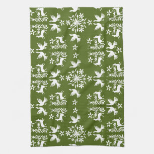Linge De Cuisine Décor mexicain Otomi