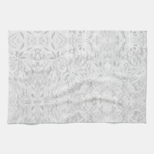 Linge De Cuisine Dentelle blanche tombante