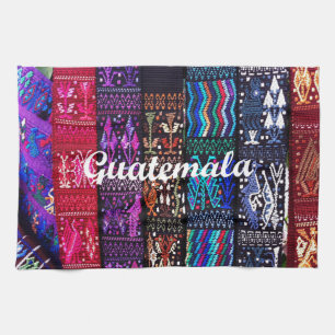 Linge De Cuisine Des dessins textiles guatémaltèques.