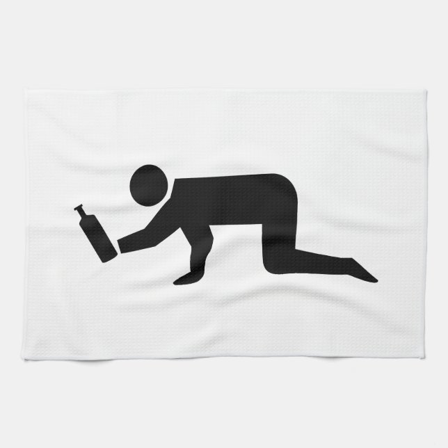 Linge De Cuisine Des gens ivres (Horizontal)