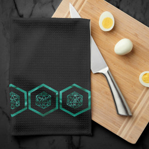 Linge De Cuisine Dés RPG   Emerald Imaginaire Tabletop Retro Gamer