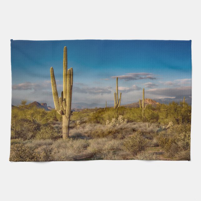 Linge De Cuisine Deserts | Superstition Mountains, Arizona (Horizontal)