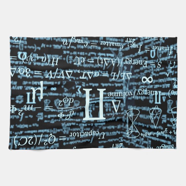Linge De Cuisine Design d'algèbre (Horizontal)