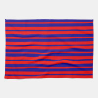 Design de bandes rouges et bleues