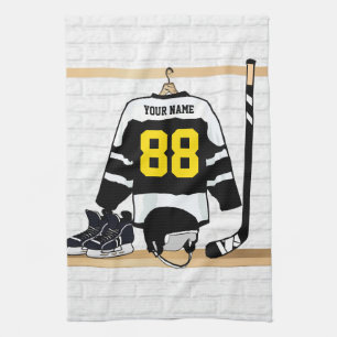 Linge De Cuisine Design de hockey sur glace personnalisé