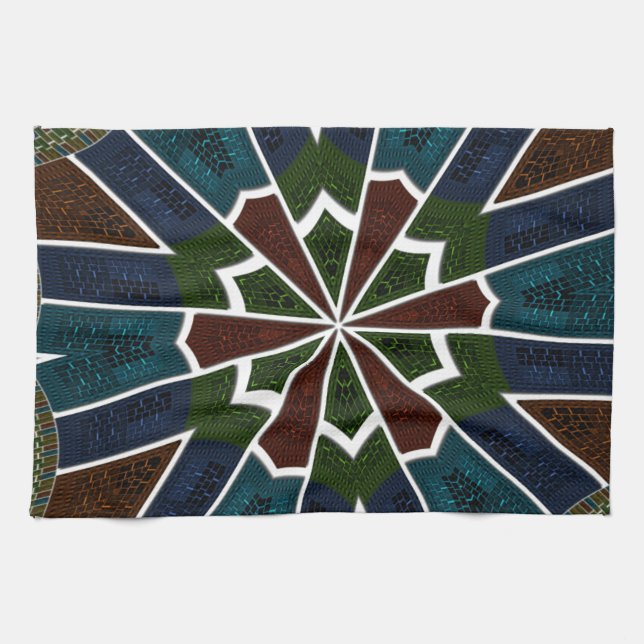 Linge De Cuisine Design inspiré de Sari avec détails complexes (Horizontal)