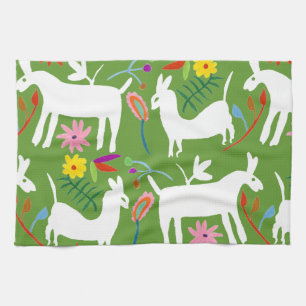 Linge De Cuisine Design Otomi moderne   Llama Donkey Design