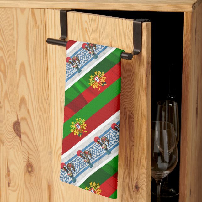 Linge De Cuisine Design portugais (Pliage en tiers)