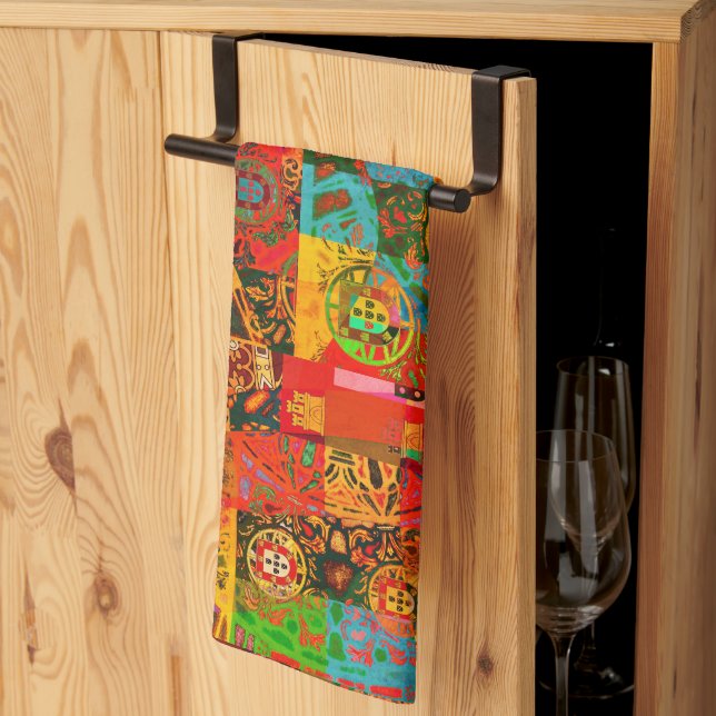 Linge De Cuisine Design portugais (Pliage en tiers)