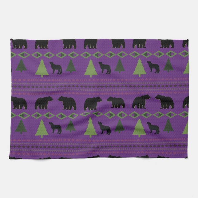 Linge De Cuisine Designs amérindiens (Horizontal)