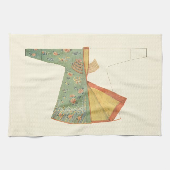 Linge De Cuisine Dessin de Kimono semi-fini (Horizontal)