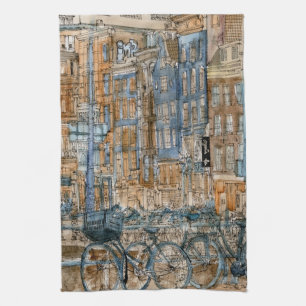 Linge De Cuisine Destinations   Aquarelle New York City View