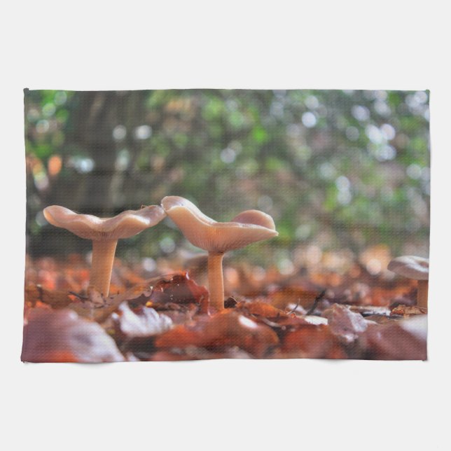Linge De Cuisine Deux champignons (Horizontal)