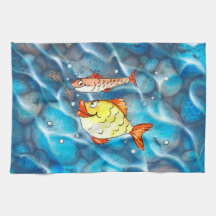 Deux poissons joyeux