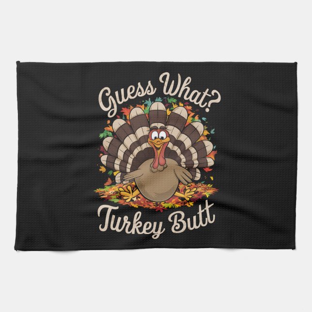 Linge De Cuisine Devinez Ce Que La Turquie Mais Drôle Thanksgiving  (Horizontal)