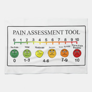 Linge De Cuisine Diagramme Médicale d'outil d'évaluation de douleur