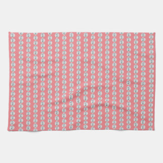 Linge De Cuisine Diamants rose bg
