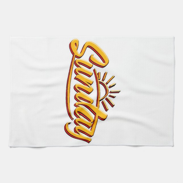 LINGE DE CUISINE DIMANCHE MEILLEUR ÉTÉ (Horizontal)