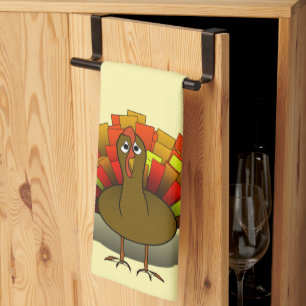 Linge De Cuisine Dinde inquiète de Thanksgiving