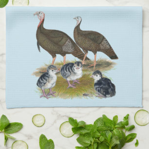 Linge De Cuisine Dindes Famille Sauvage de l'Est