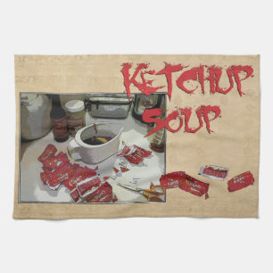 Linge De Cuisine Dishtowel "de soupe à ketchup"